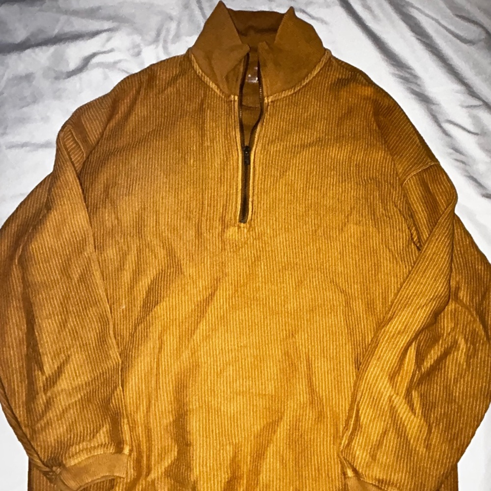 Aerie Golden Quarter Zip Sweatshirt